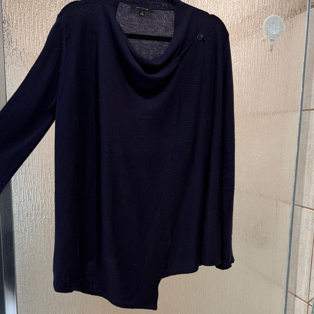 Ann Taylor Navy Knit Sweater